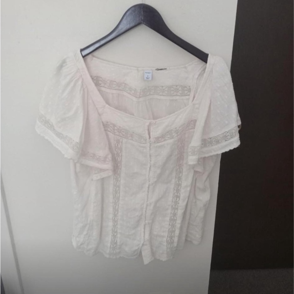 White summer beach shirt - medium